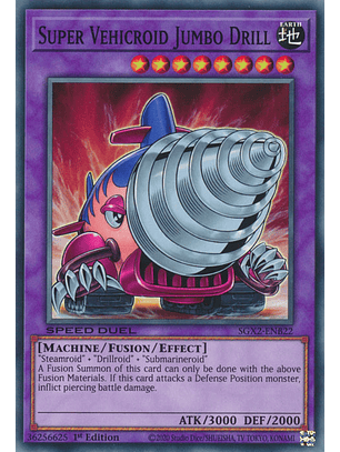 Super Vehicroid Jumbo Drill - SGX2-ENB22 - Common