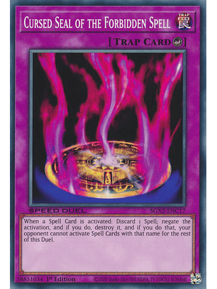 Cursed Seal of the Forbidden Spell - SGX2-ENC17 - Common