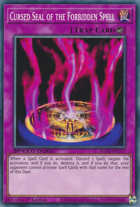 Cursed Seal of the Forbidden Spell - SGX2-ENC17 - Common