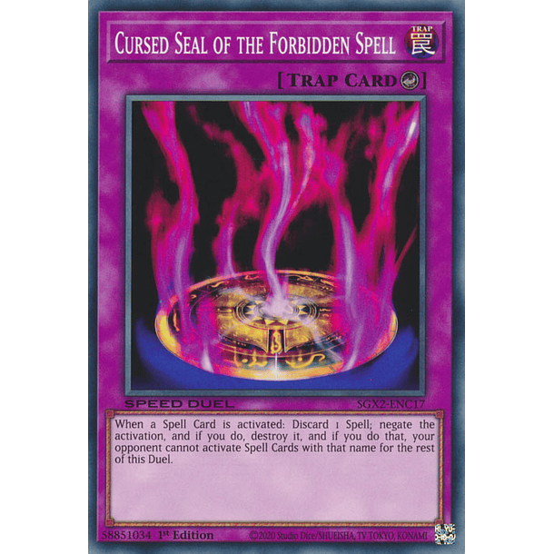 Cursed Seal of the Forbidden Spell - SGX2-ENC17 - Common