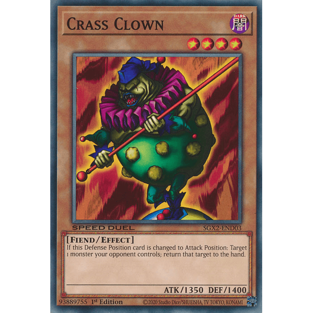 Crass Clown - SGX2-END03 - Common