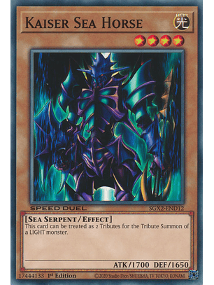 Kaiser Sea Horse - SGX2-END12 - Common