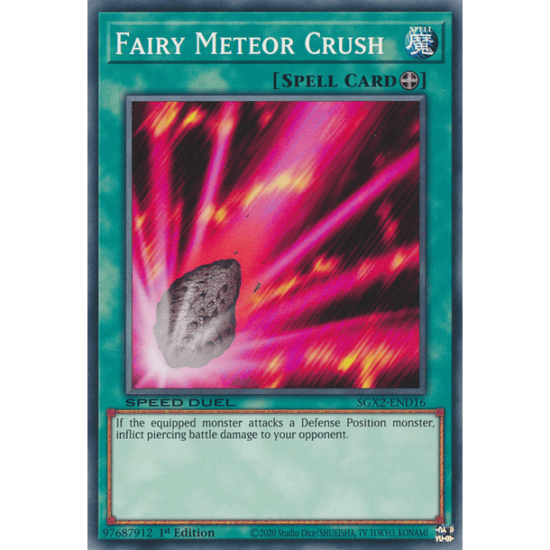 Fairy Meteor Crush - SGX2-END16 - Common