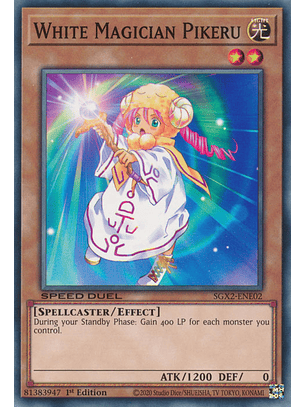 White Magician Pikeru - SGX2-ENE02 - Common