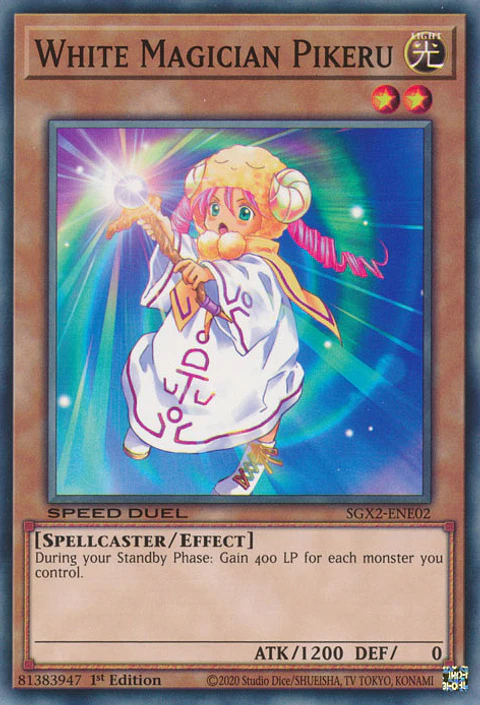 White Magician Pikeru - SGX2-ENE02 - Common