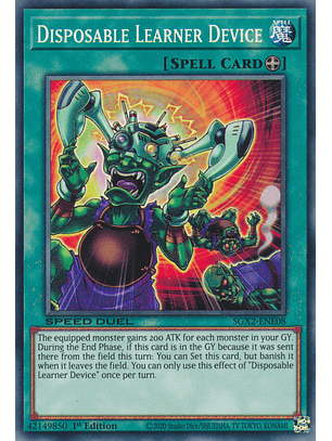 Disposable Learner Device - SGX2-ENE08 - Common