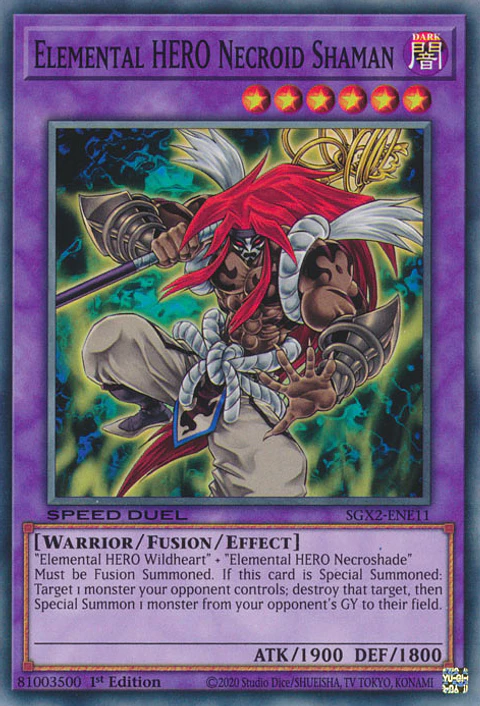 Elemental HERO Necroid Shaman - SGX2-ENE11 - Common
