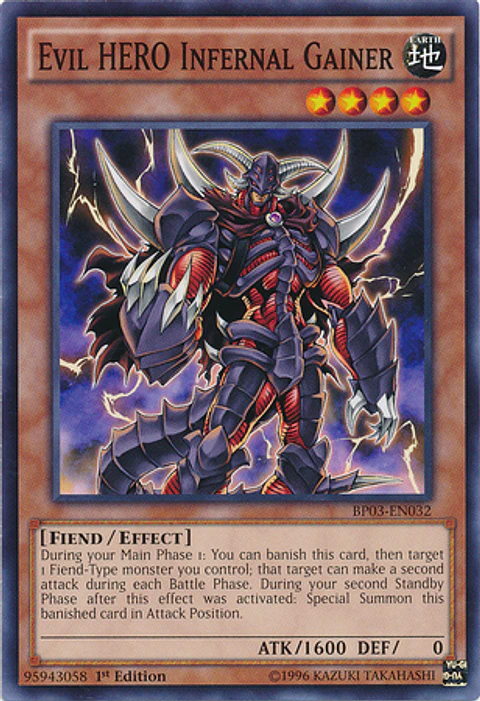 Evil Hero Infernal Gainer - BP03-EN032 - Common