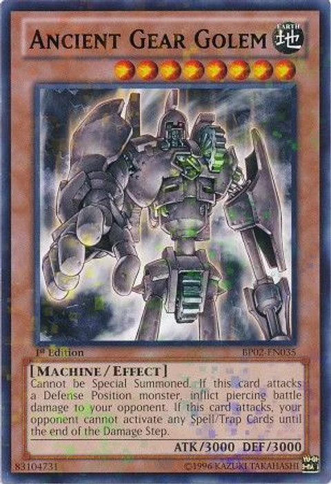 Ancient Gear Golem - BP02-EN035 - Mosaic Rare 