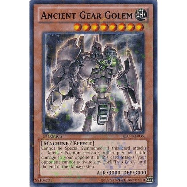 Ancient Gear Golem - BP02-EN035 - Mosaic Rare 