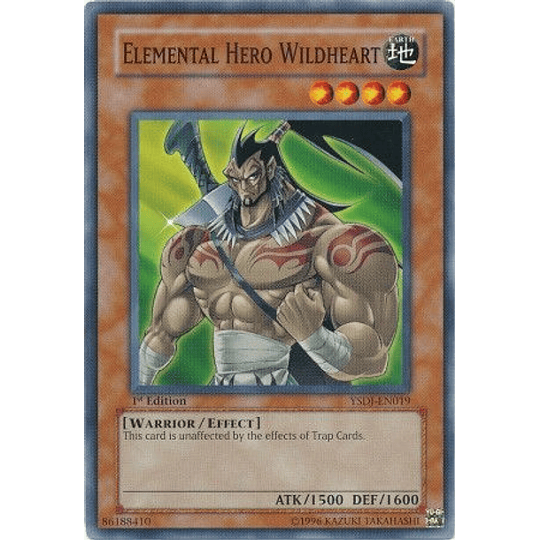 Elemental Hero Wildheart - YSDJ-EN019 - Common