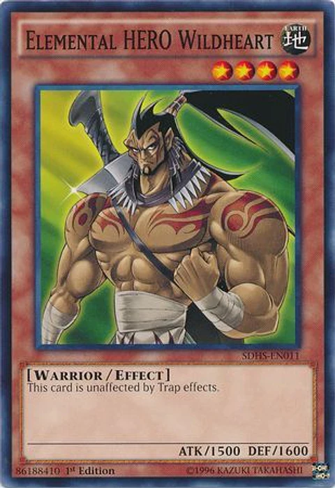 Elemental Hero Wildheart - SDHS-EN011 - Common