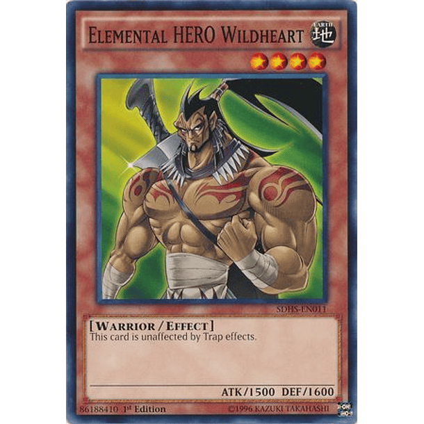 Elemental Hero Wildheart - SDHS-EN011 - Common