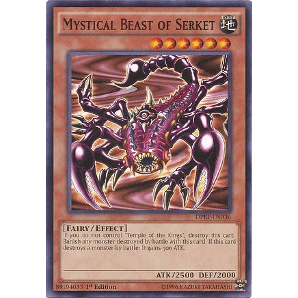 Mystical Beast of Serket - DPRP-EN036 - Common