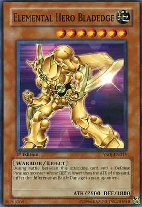 Elemental Hero Bladedge - YSDJ-EN018 - Common