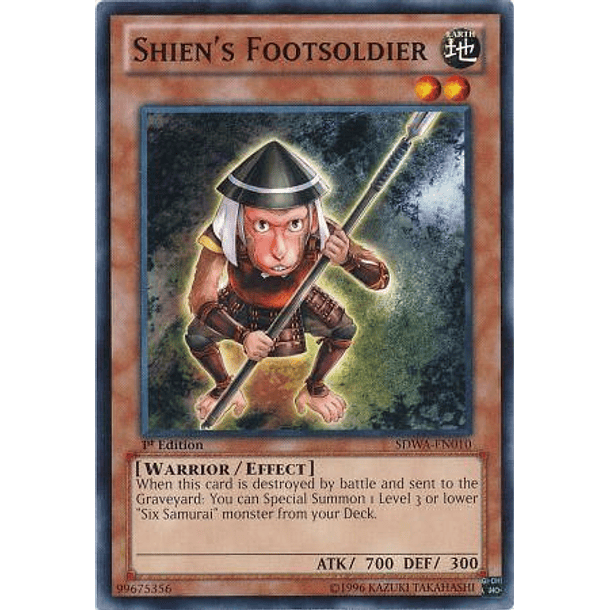 Shien's Footsoldier - SDWA-EN010 - Common