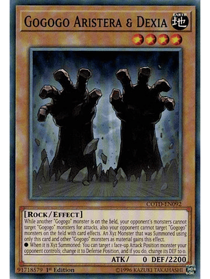 Gogogo Aristera & Dexia - COTD-EN092 - Common 