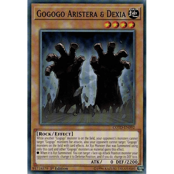 Gogogo Aristera & Dexia - COTD-EN092 - Common 