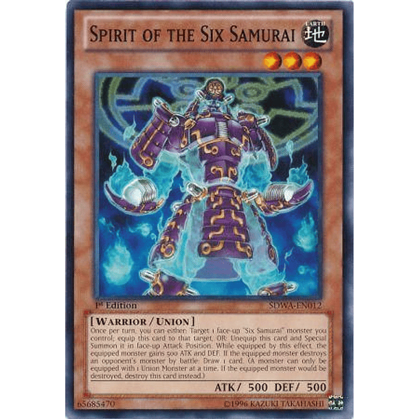 Spirit of the Six Samurai - SDWA-EN012 - Common