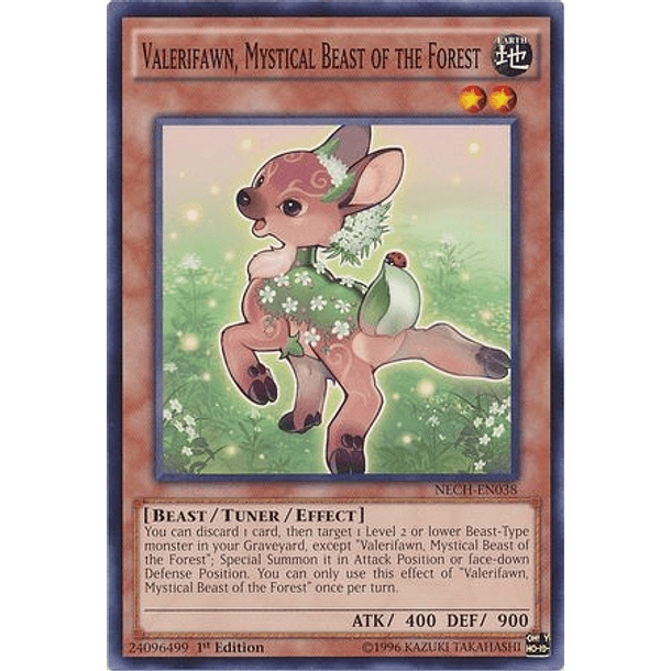 Valerifawn, Mystical Beast of the Forest - NECH-EN038 - Common 