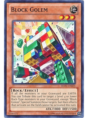Block Golem - REDU-EN035 - Common