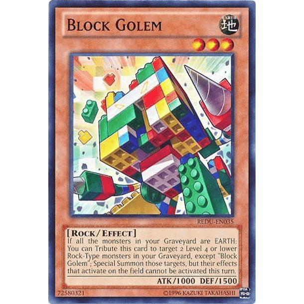 Block Golem - REDU-EN035 - Common