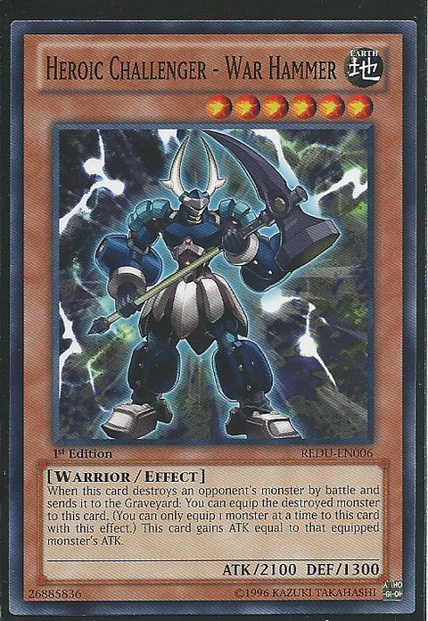 Heroic Challenger - War Hammer - REDU-EN006 - Common