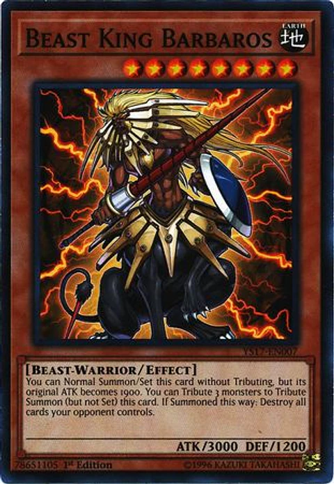 Beast King Barbaros - YS17-EN007 - Common 