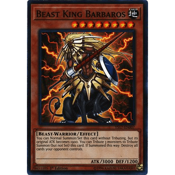 Beast King Barbaros - YS17-EN007 - Common 