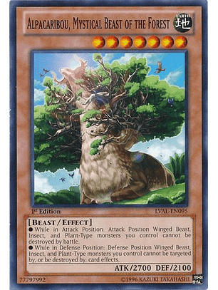 Alpacaribou, Mystical Beast of the Forest - LVAL-EN095 - Common