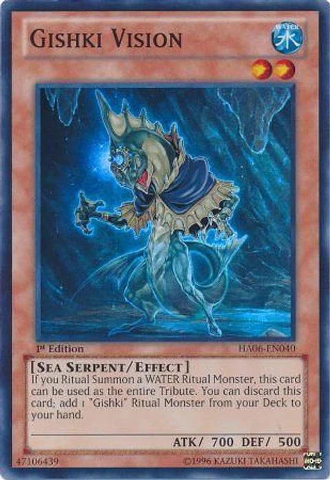 Gishki Vision - HA06-EN040 - Super Rare 