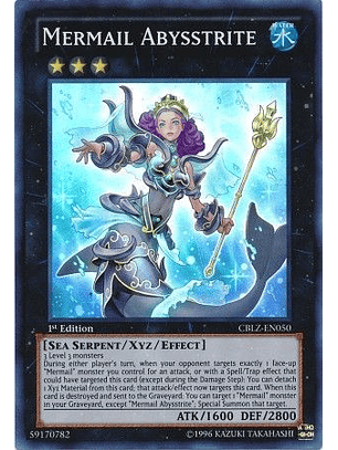 Mermail Abysstrite - CBLZ-EN050 - Super Rare