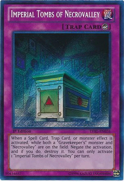 Imperial Tombs of Necrovalley - LVAL-EN076 - Secret Rare (jugada)