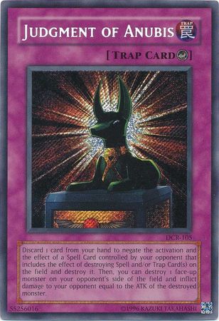 Judgment of Anubis - DCR-105 - Secret Rare 1