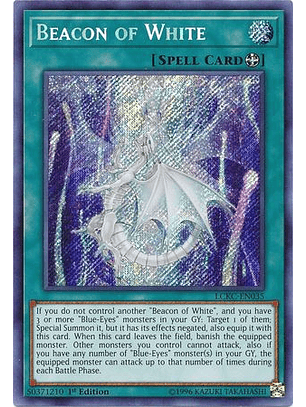 Beacon of White - LCKC-EN035 - Secret Rare