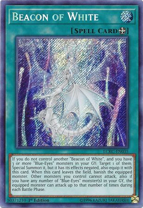Beacon of White - LCKC-EN035 - Secret Rare