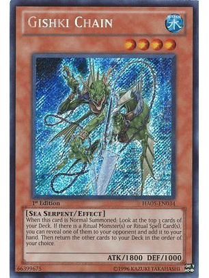 Gishki Chain - HA05-EN034 - Secret Rare