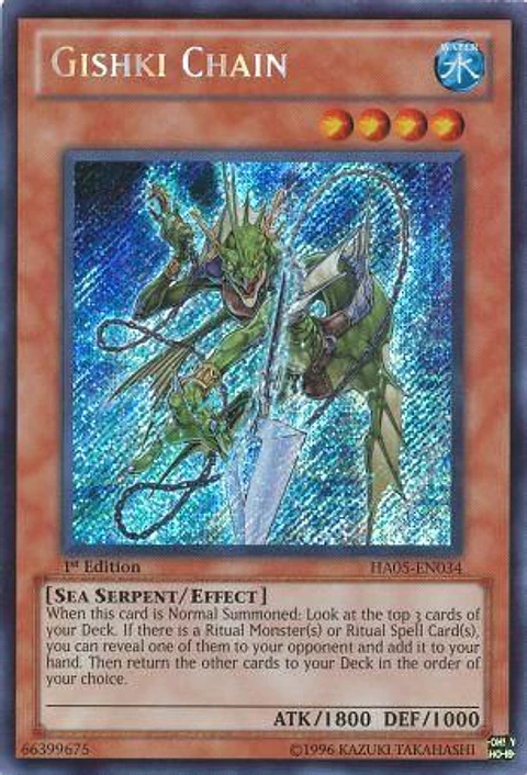 Gishki Chain - HA05-EN034 - Secret Rare