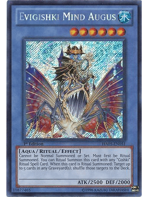 Evigishki Mind Augus - HA05-EN051 - Secret Rare (jugado)