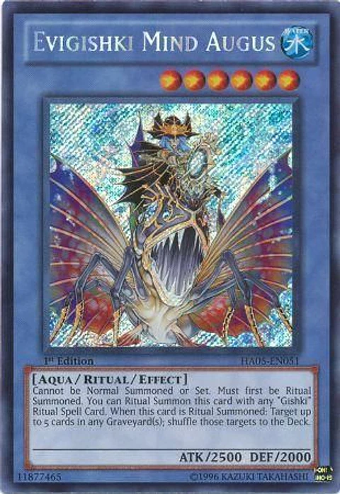 Evigishki Mind Augus - HA05-EN051 - Secret Rare (jugado)