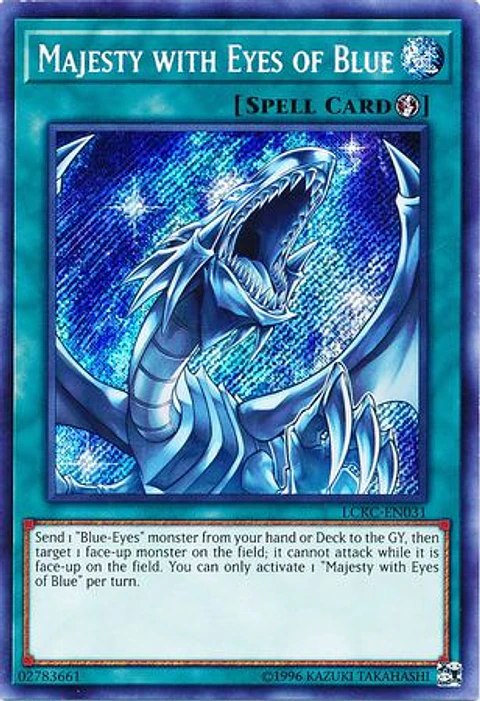Majesty with Eyes of Blue - LCKC-EN031 - Secret Rare