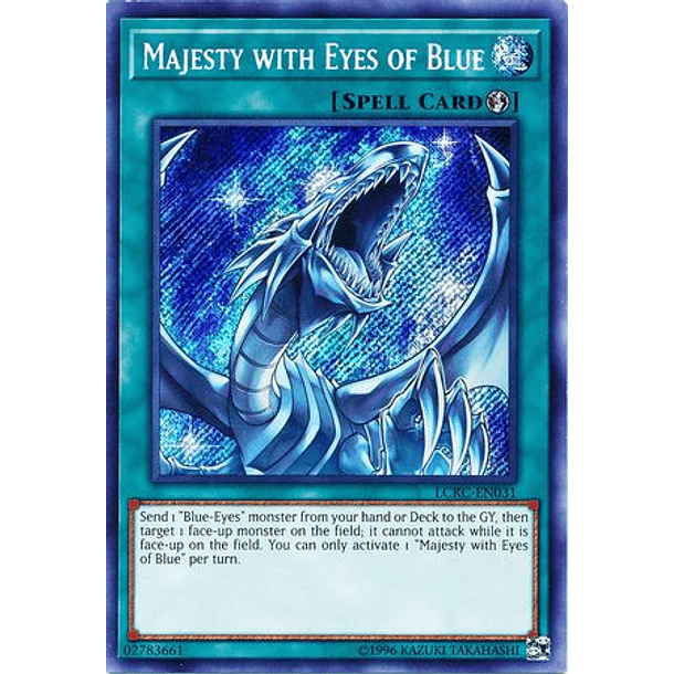Majesty with Eyes of Blue - LCKC-EN031 - Secret Rare