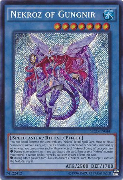 Nekroz of Gungnir - SECE-EN044 - Secret Rare (jugado)