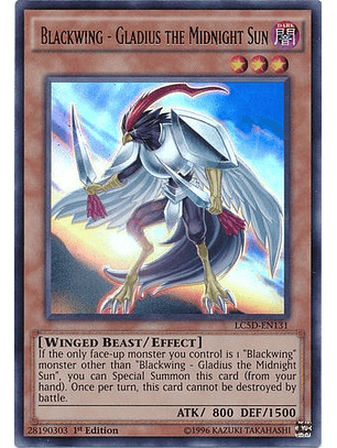 Blackwing - Gladius the Midnight Sun - LC5D-EN131 - Ultra Rare 