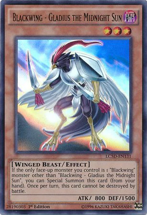 Blackwing - Gladius the Midnight Sun - LC5D-EN131 - Ultra Rare 