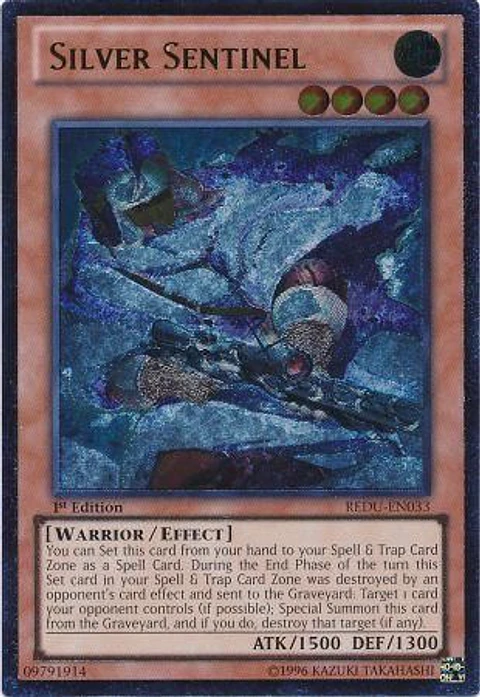 Ultimate Rare - Silver Sentinel - REDU-EN033 1st Edition