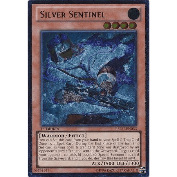 Ultimate Rare - Silver Sentinel - REDU-EN033 1st Edition