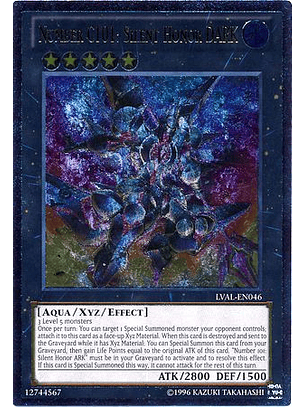 Ultimate Rare - Number C101: Silent Honor DARK - LVAL-EN046 1st Edition