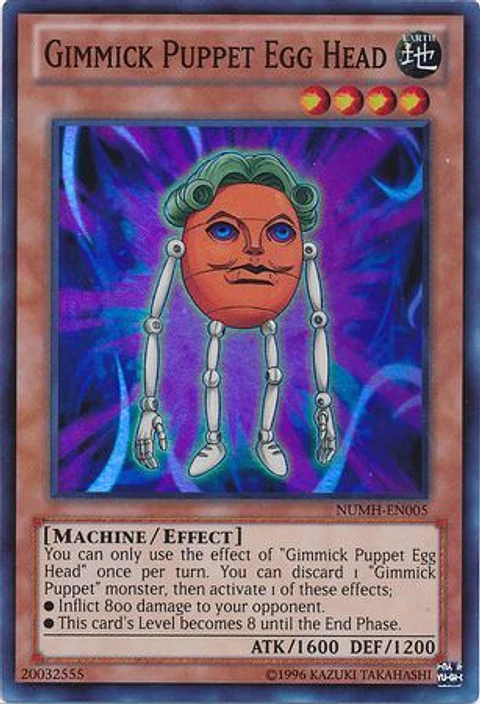 Gimmick Puppet Egg Head - NUMH-EN005 - Super Rare