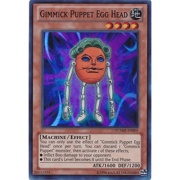 Gimmick Puppet Egg Head - NUMH-EN005 - Super Rare